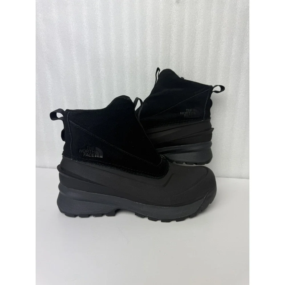 THE NORTH FACE MEN'S CHILKAT V ZIP WATERPROOF BOOTS SIZE 9 TNF BLACK NF0A5LW4